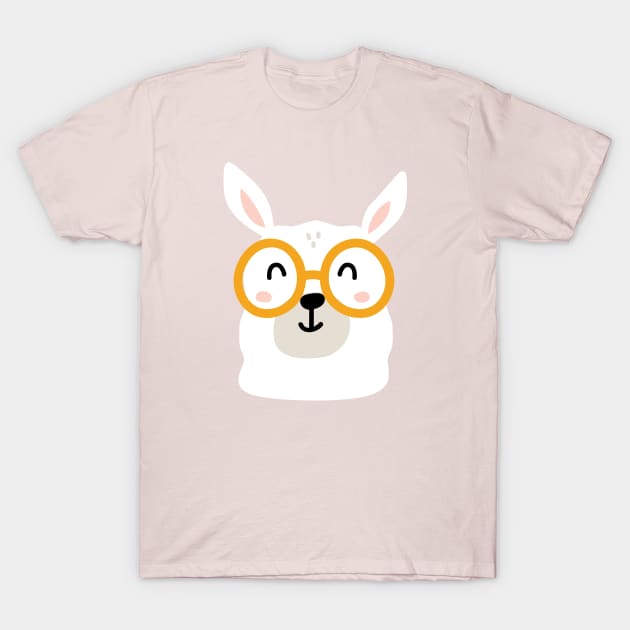 Cute llama T-Shirt by Vilmos Varga